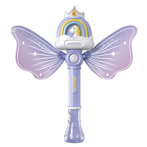 Explosivo Ángel burbuja varita de mano niños pro-interactivo juguete luz sonido automático burbuja máquina - Product Image 1