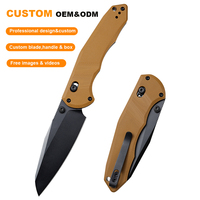Couteau de poche D2, acier D2, manche G10, couteau pliant tactique, défense personnelle, EDC, camping en plein air, chasse, survie, fabricant OEM