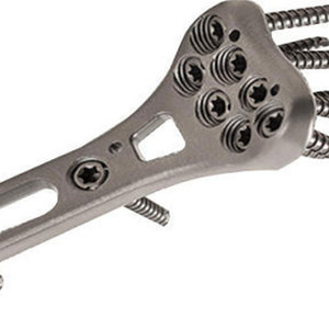 Juego de instrumentos de fijación ósea manual de acero inoxidable para fragmentos grandes, placa ortopédica quirúrgica sin bloqueo para miembros inferiores - Product Image 4