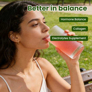 Complément d'équilibre hormonal, <span class=keywords><strong>de</strong></span> collagène et d'électrolytes, soulagement des troubles <span class=keywords><strong>du</strong></span> cycle menstruel pour femmes, mélange <span class=keywords><strong>de</strong></span> boisson électrolytique à la pastèque - Product Image 6