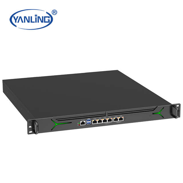 Aluminum Firewall Desktop Opnsense 1U Server Intel UHD Graphics 730/770 12/13th Gen Core I3/i5/i7 1Gbps Throughput Network Stock