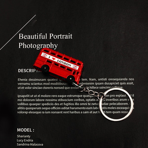 Ingrosso Regalo di Viaggio Ingrosso British <span class=keywords><strong>a</strong></span> due piani Bus London portachiavi in metallo cabina telefonica portachiavi regalo di viaggio - Product Image 4