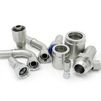 Raccord rapide hydraulique en acier au carbone haute pression pour tuyau d'air