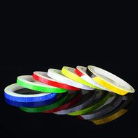 Bande lumineuse fluorescente de réflecteur de vélo de vélo pour casque de vélo moto Scooter