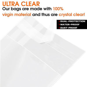 索尼PlayStation PSP UMD手动100件游戏卡卡片盒或说明书保护可再密封套筒opp袋 - Product Image 4