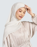Foulard Hijab Personnalisé Brodé Couleur Unie Coton Voile Bandanas Ethniques Bordure Dentelle Carré Foulard Écharpes de Tête ODM OEM