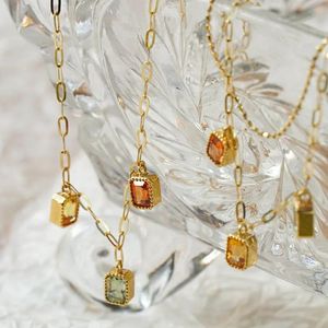 Xinfly 18k Gold Wholesale <b>Rainbow</b> Sapphire Double Link Chain <b>Bracelet</b> Trendy Natural Gemstone Charm for Weddings and Gifts - Product Image 3