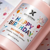Étiquettes autocollantes holographiques 3D personnalisées de luxe pour cosmétiques, cadeaux d'anniversaire, bouteilles, fabriquées en usine