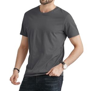 Nouvelle Arrivée 2025 – T-shirt Homme Col Rond 100% Coton, Conception Personnalisée OEM, Tissu Tricoté Lourd Anti-Plis, Écologique - Product Image 1