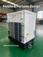 Réfrigérateur-congélateur solaire portable mobile avec panneau et batterie 24V 60Ah Lifepo4 1000W solaire 40A MPPT