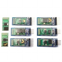 Módulo de transmisión transparente de puerto serial inalámbrico Bluetooth HC06 de 6 pines, 2, 2, 2, 2, 2, 2