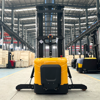 Gerbeur électrique autoporté 1500kg 2000kg avec pieds de soutien hydrauliques, gerbeur marcheur, levée 3m, batterie lithium-ion 48V pour entrepôt