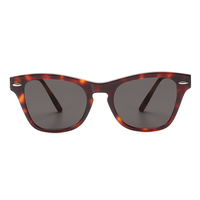 Lunettes de soleil rétro en acétate de tortue à monture complète, durables, protection UV400, unisexe pour hommes et femmes