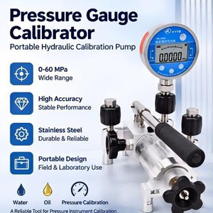 Calibrateur de jauge industriel, pompe hydraulique manuelle 60 MPa pour l'étalonnage des jauges et des capteurs - Product Image 4