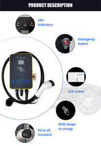 Station de recharge pour <span class=keywords><strong>voiture</strong></span> électrique Bluesky, type 1, 2, 7 kW, chargeur domestique pour véhicule électrique, boîte de recharge murale, EVSE, chargeur AC pour véhicule électrique - Product Image 4