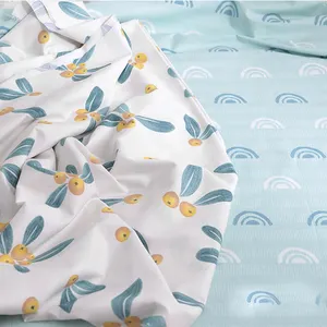 Custom Digital Print 100% Cotton Bedsheet Fabric