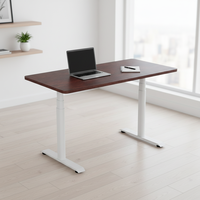 1. Bureau debout réglable de luxe à double moteur - Poste de travail haut de gamme pour bureau et domicile avec levage fluide