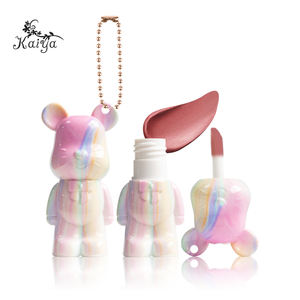 Mousse de rouge à lèvres liquide moelleux labial vente en gros <span class=keywords><strong>taches</strong></span> douces <span class=keywords><strong>encre</strong></span> crémeuse aérée lèvres brillant porte-clés mignon ours lèvre boue velours mat - Product Image 1