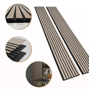 Tấm tiêu âm chất lượng cao, tấm trần âm thanh, tấm ốp tường gỗ 3D - Product Image 4