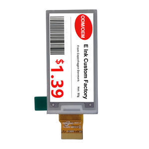 Etiqueta Electrónica de Precio ESL con Pantalla E-Ink de 2.13 Pulgadas, 122x250, MCU SPL, Color Negro/Blanco/Rojo/Amarillo, Panel de Papel Electrónico, Fábrica OEM - Product Image 1