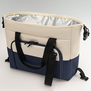 男性と女性のためのカスタムポータブルクーラーバッグ折りたたみ旅行クーラートートストラップ付き耐久性のあるオックスフォード製 - Product Image 4