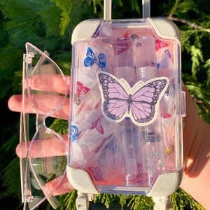 Pestañas de Visón al por Mayor Modelo MV <span class=keywords><strong>MS</strong></span>, Personalizables con Logotipo de Marca Privada, Estuche Cuadrado Mini con Diseño de Oso, Pestañas Portátiles de Plástico - Product Image 1