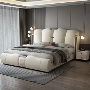 Base de Cama Moderna de Cuero Sintético, Tamaños King, Queen y Doble, Venta al por Mayor, Juegos de Muebles de Dormitorio de Alta Calidad de Fábrica China - Product Image 2