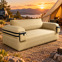 Canapé-lit gonflable automatique de style tactique, portable, une ou deux places, pour le camping, les voyages et le repos en plein air