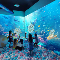 Projecteur intelligent AR pour enfants, interactif mural, facile à installer, projecteur de jeu interactif pour zoo et restaurant