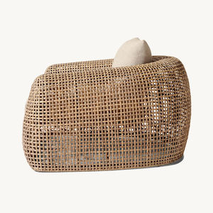 Luxury Modern <b>Rattan</b> Aluminum Farmhouse Park Villa Apartment Hotel Garden Set Eco-Friendly UV Resistant Waterproof - Product Image 3