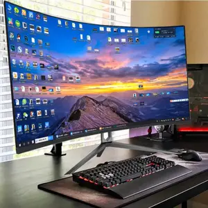 비즈니스 Ips 화면 경계선없는 각도 144hz 4k 도매 주도 21.5 인치 30 인치 19 144 제품 모니터 1800 게임 곡선 24