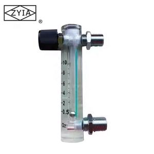 Rotometer pengukur aliran oksigen Gas portabel OEM, dapat disesuaikan biaya rendah rentang daya tahan lama pembuatan sertifikat RoHS plastik - Product Image 2