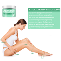 Crema de Urea, Ácido Salicílico y Ácido Hialurónico, Exfoliante, Repara Callosidades, Hidrata la Piel Agrietada, 40% 2%, 150g, OEM, ODM, Marca Privada, Personalizable
