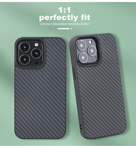 Soonleader nouvelle coque de téléphone en Fiber de carbone à la mode antichoc pour iPhone 14 15 Pro Max - Product Image 2