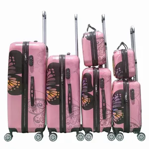 중국 수하물 공장에서 2023 호텔 디자인 패션 수하물 도매 여행 트롤리 가방 세트