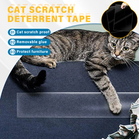 Protecteurs de meubles pour animaux de compagnie Bandes anti-rayures Chat Bande anti-rayures pour canapé Étanche Acrylique Transparent Ruban adhésif double face