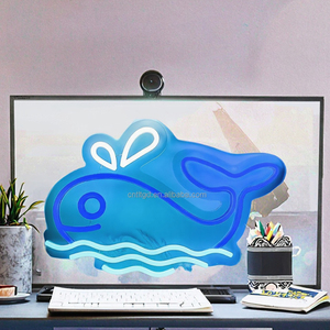 Luz LED Rectangular USB de Luz Azul de 5000K con Intensidad Regulable, Diseño de Ballena Azul, Cuerpo de Acrílico, Clasificación IP65, 10m, 1 Año de Garantía - Product Image 2