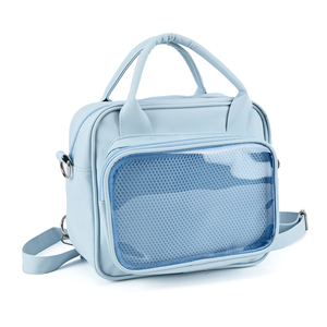 Bolso de Mano de Cuero PU Premium para <span class=keywords><strong>Mujer</strong></span>, Bolso Tote con Ventana y Correa para el Hombro - Product Image 2