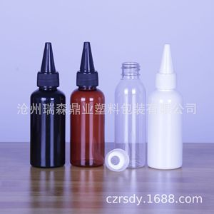 Transparent Nozzle <b>Bottles</b> 30ml <b>50ml</b> 100ml PET Plastic Dispensing <b>Bottles</b> For Ink Pigment Repackaging - Product Image 4