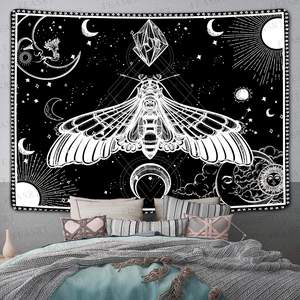 พรมผนังสไตล์โกธิค,ไพ่ทาโรต์สำรับอ่านกายสิทธิ์สไตล์โบฮีเมียนอาทิตย์และตาชั่วร้าย - Product Image 2