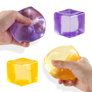 Maltose Cube <b>Squeeze</b> Toy Stress Relief <b>Ball</b> Large Transparent Syrup <b>Ball</b> Slow Rebound Vent <b>Ball</b> - Product Image 4