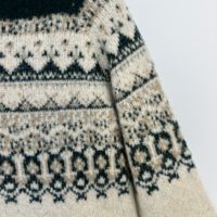 E & L OEM 2025 noël femmes décontracté Vintage col rond pull pull en tricot doux et ample hiver motif géométrique