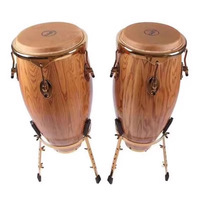Custom Logo CONGA Latin Drum Set 10 11 12 Inch Leather Hand Drum Percussion for Bar Performances