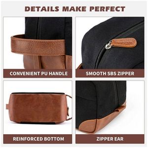 Trousse de Toilette Suspendue BSCI pour Hommes, Sac de Rasage en Nylon Résistant à l'Eau Grande Capacité pour Voyage - Product Image 4
