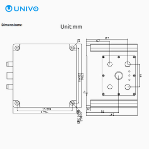 UNIVO UBTS1000 Sistema di Antenne con Giroscopio a Fibra Ottica di Piccolo Volume, Sistema di <span class=keywords><strong>Orientamento</strong></span> e Accelerazione OEM RS422 - Product Image 5