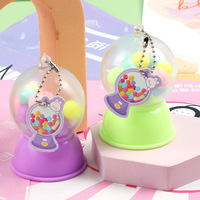 Jouet à presser compact Gashapon de couleur macaron Machine à ventiler douce et anti-stress Petit design rond et mignon pour pincer