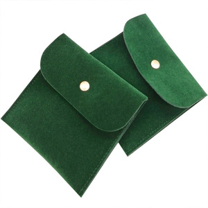 Pochette de montre en polaire double face, organiseur de câbles de données, étui de protection pour cartes bancaires et clés, personnalisable avec fermeture à bouton et écran - Product Image 1