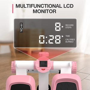 2024 tendance produits Mini <span class=keywords><strong>Stepper</strong></span> Machine personnelle musculation Cardio équipement numérique résistance réglable métal matériel - Product Image 6