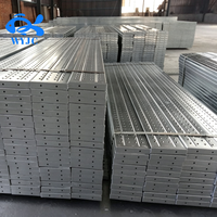 Planche de marche perforée en acier galvanisé à chaud pour échafaudage, taille personnalisée, pour la construction