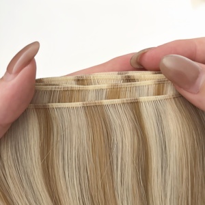 Extensiones de Cabello Ruikang para Genius Weft, Cabello Remy Europeo, Técnica de Doble Trama, Cabello Humano de Alta Calidad - Product Image 4